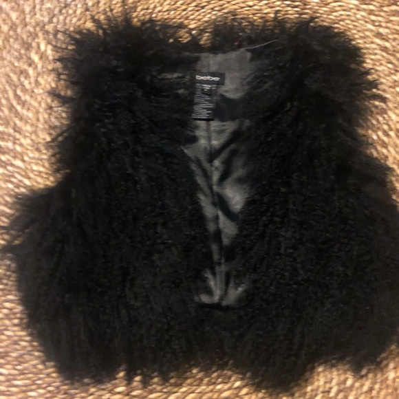 bebe Jackets & Blazers - 100% Lamb Fur